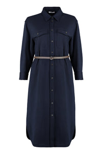 Belted shirtdress